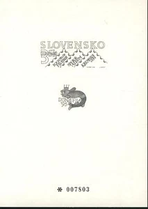 SLOVAKIA MNH Michel # 230 Black Print - Picture 1 of 1