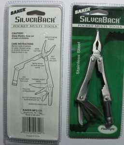 SilverBack Pocket SS Multitool mit Taschenlampe #SB-2300 - Bild 1 von 1