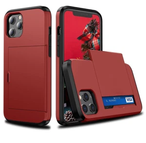 BeautyWill Case for iPhone 12 Pro Max with Card Holder Shockproof Cover, 6.7 In - Picture 1 of 3