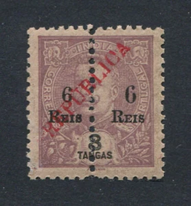 Portuguese India Portugal 1914 D. Carlos #294A, SMALLER "6" VARIETY, MH FVF - Picture 1 of 1