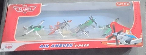 Disney Planes Air Ambush 4-pack NIB Cover