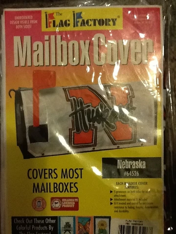 Nebraska Cornhuskers Flag Factory Two-Sided Mailbox Cover; SEC; NCAA Cover