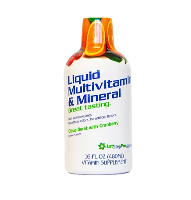 1st Step LIQUID VITAMINS & Mineral Men & Women Multi Vitamin C B12 Complex 16 oz - Image 1 of 4