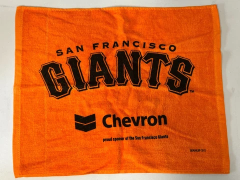 PAIR OF SAN FRANCISCO GIANTS STADIUM GIVE AWAY RALLY TOWELS FROM 2012 PLAYOFFS Cover