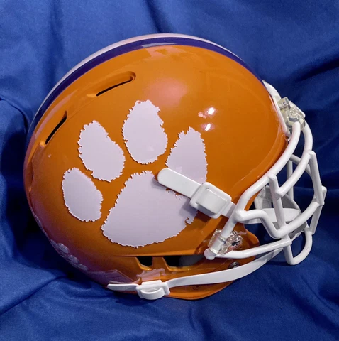 CLEMSON TIGERS Gameday REPLICA Rawlings  Football Helmet   Youth Size M Cover