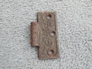 VINTAGE ANTIQUE VICTORIAN EAST LAKE Pattern Door Hinge - salvage - Picture 1 of 4