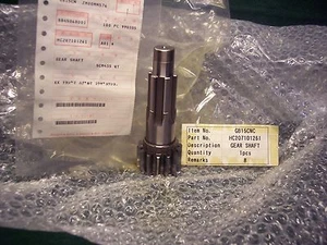 Gear Shaft GB15CNC, Part No. HC207101261. New. - Picture 1 of 5