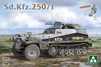 TAKOM 2184 1/35 Sd.Kfz.250/1 Plastic Model - Image 1 of 3