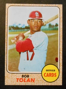 1968 Topps #84 BOB TOLAN St. Louis Cardinals EXMT+ - Picture 1 of 2