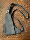 Mandarina Duck Task Unisex Crossbody Zipper Shoulder Bag Backpack Blue Gray Rare