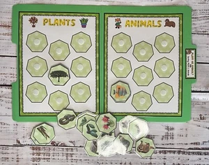 Plant or Animal Life Science File Folder Game Pre K Kindergarten First Grade - Picture 1 of 4