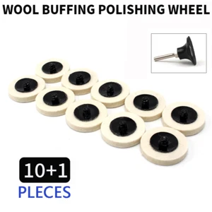 10 pezzi 50 mm Roloc feltro di lana disco blocco rullo lucidatura tampone lucidatura per strumento Dremel - Foto 1 di 6