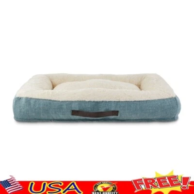 Bolster Dog Bed Eco-Friendly Orthopedic Support Machine Washable Soft Comfort US - Image 1 of 4
