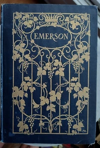 Emerson Poet & Thinker 1904 Elisabeth Cary / Wilmot Rufus Jones Quaker Bookplate - Picture 1 of 4