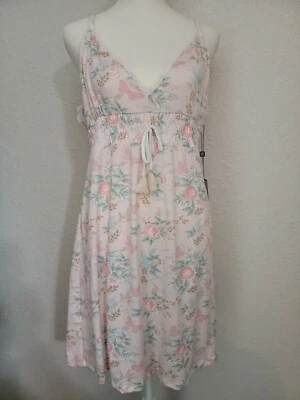 LAUNDRY BY SHELLI SEGAL Mujer Floral Chemise Nuevo con Etiquetas Talla L Tela Elástica Sin Etiquetas Foto 1 de 4