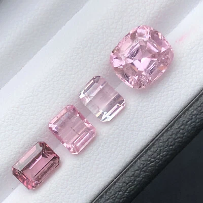 6.75CT Natural Faceted Cut Lite Pink Tourmaline Loose Gemstone From Afghanistan - Image 1 of 4