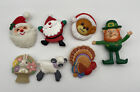 Vintage Easter Christmas Holiday Thanksgiving Brooch Lot Hallmark and More