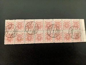 1920 Fi.117 Part Sheet / 16 Stamps / Poland 4 MK - Picture 1 of 5