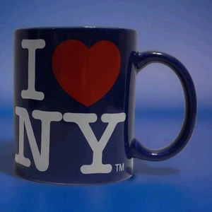 I LOVE NEW  YORK - I ❤️ Love NY Coffee Mug Cup Blue With A Red Heart * NEW * - Picture 1 of 16