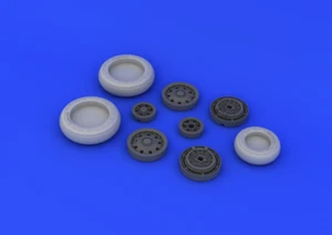 Eduard 1/32 Brassin F-104 undercarriage wheels early for Italeri - 632045 - Picture 1 of 4