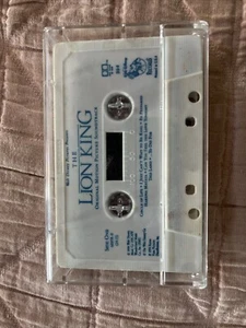 Cassette Tape - Il Re Leone Colonna Sonora Film Originale 1994 Disney - Foto 1 di 3
