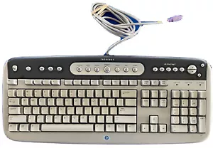 USED Gray HP (SK 2560) Wired Keyboard 5185-1596 - Picture 1 of 4