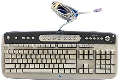 USED Gray HP (SK 2560) Wired Keyboard 5185-1596 - Image 1 of 4