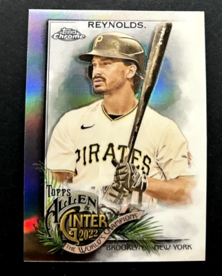 2022 Topps Allen & Ginter Chrome - Bryan Reynolds #217 Pirates - Refractor - Image 1 of 2