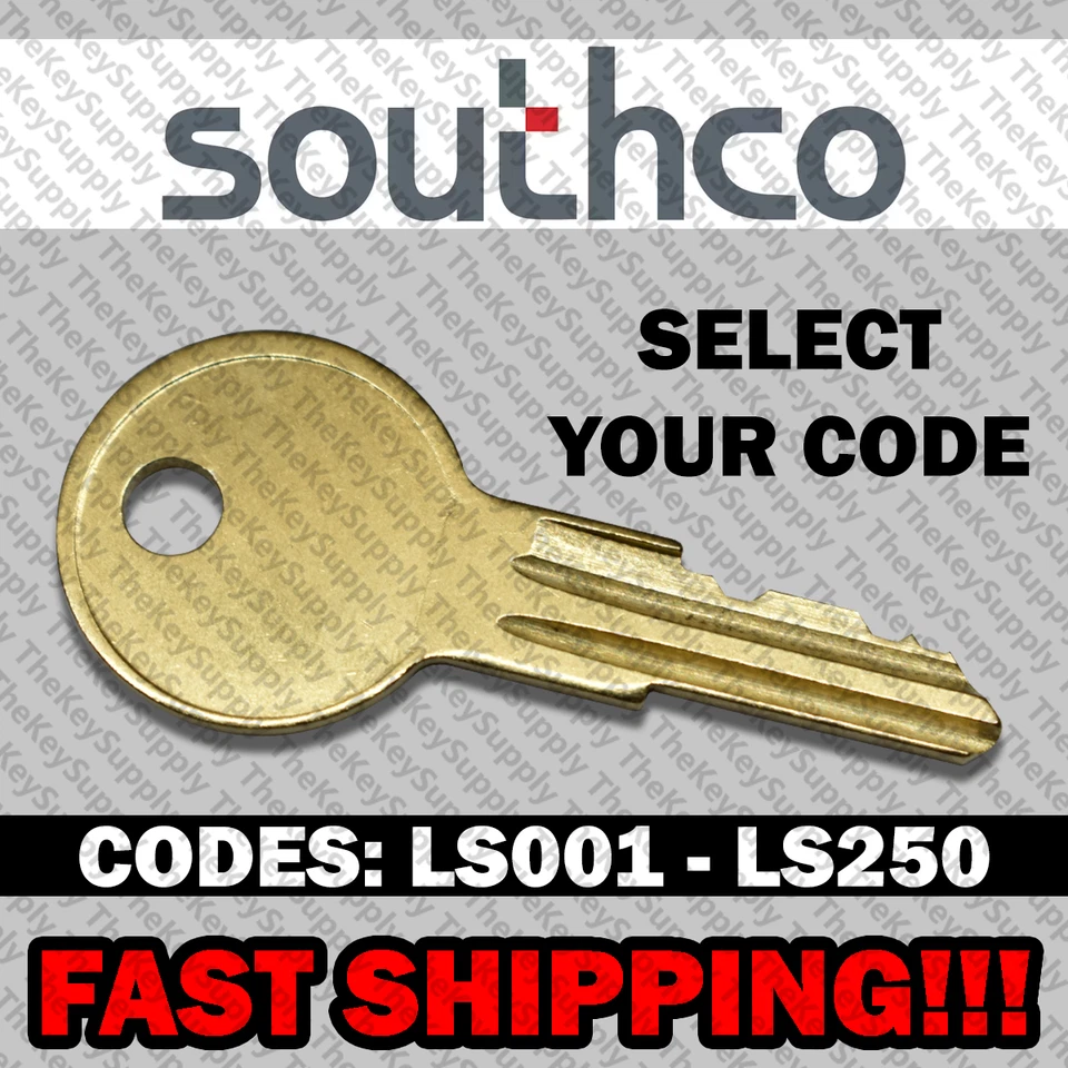 AFTERMARKET Southco Boat Replacement Key Cut to Code LS001 - LS250