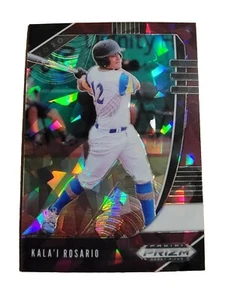 Kala'I Rosario 2020 Panini Prizm Draft Picks Purple Cracked Ice 03/23 - Picture 1 of 10