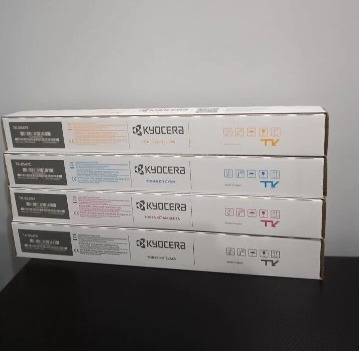Juego completo de tóner Kyocera TK-8547 amarillo magenta cian negro Foto 1 de 1