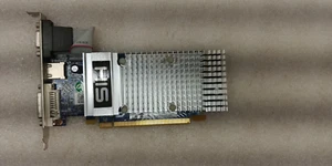 HIS HD 4350 Silence 512MB (64bit) DDR2 PCIe H090849942 GREAT CONDITION FREE SHIP - Picture 1 of 4