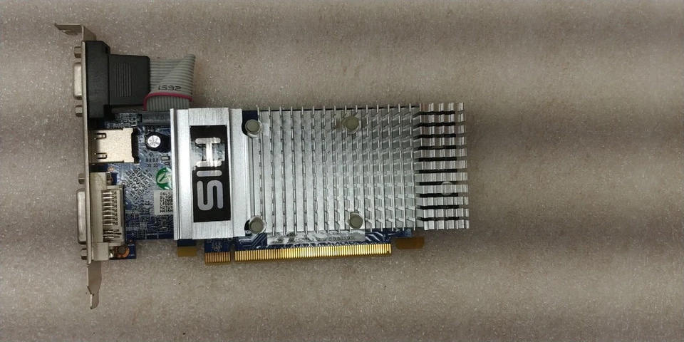 HIS HD 4350 Silence 512MB (64bit) DDR2 PCIe H090849942 GREAT CONDITION FREE SHIP - Image 1 of 4