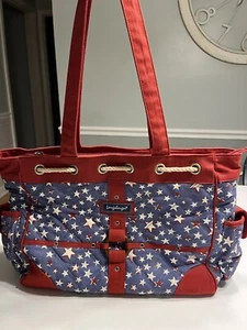 Longaberger Americana Nautical Large Handbag Tote Shoulder Bag - Picture 1 of 19