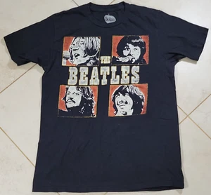 The Beatles T-Shirt Unisex Medium Black 2019 Graphic Band Tee - Picture 1 of 4