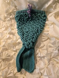 Handmade Crocheted Mermaid Tail For Infant Baby - Foto 1 di 6
