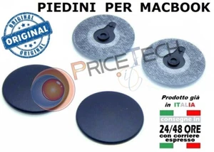 4X APPLE MACBOOK PRO RETINA 13" A1502 2013 2014 2015 GOMMINI PIEDINI PIEDI - Foto 1 di 1