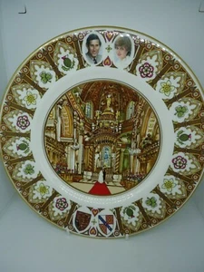 Coalport Royal Wedding Decorative Plate 1981 Heritage Collection Vintage British - Picture 1 of 6