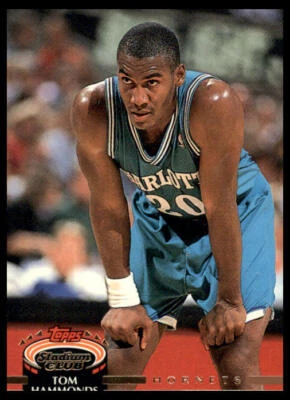 1992 Stadium Club #291 Tom Hammonds Charlotte Hornets - Image 1 of 2