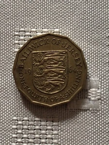 1964 Vogtei Jersey 1/4 SHILLING ELIZABETH II - Bild 1 von 2