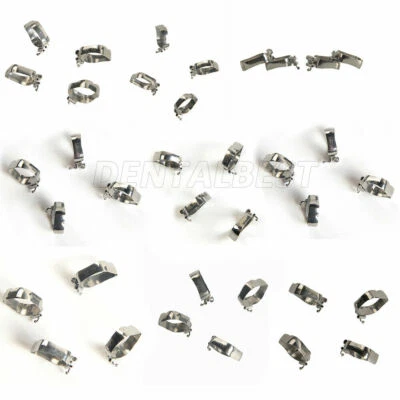 AZDENT Dental Orthodontic Bands with Buccal Tube 1st Molar Roth .022 35#-40#+