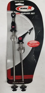 Juego de pinchos de liberación rápida XRD Titanium MTB-Road negro rojo 48 gramos vendedor de EE. UU. - Imagen 1 de 5