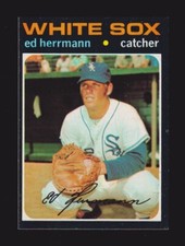 1971 TOPPS #169  Ed Herrmann  CHICAGO WHITE SOX  EX-MINT+   B