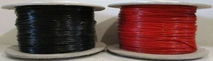 Model Railway/Railroad Layout/Power/Dropper Wire 2 x100m Rolls 16/0.2mm 3A RedBk - Picture 1 of 23