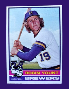 1976 tarjeta de béisbol Topps Robin Yount #316 de los Milwaukee Brewers H.O.F. Tarjeta de 2 años - Imagen 1 de 15