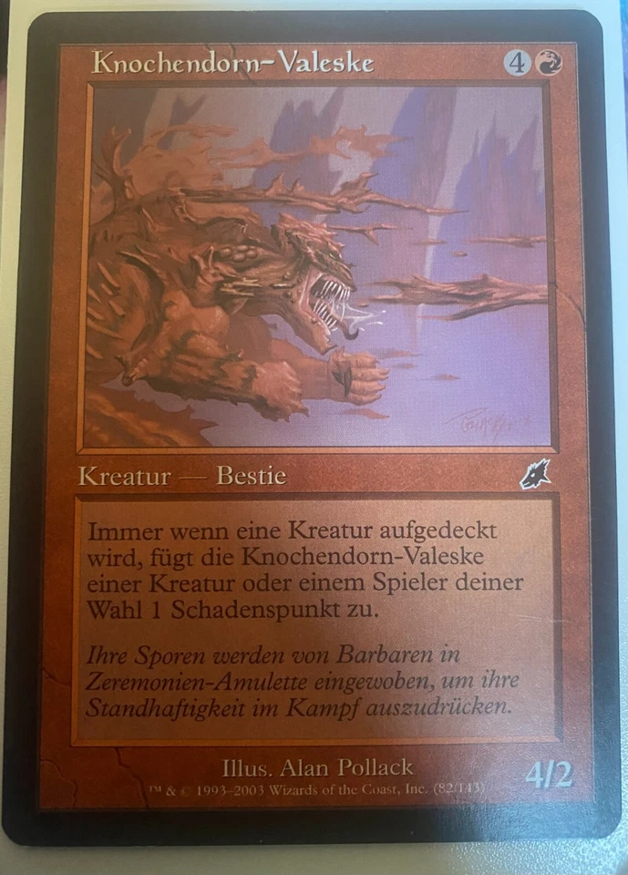 Bonethorn Valesk -  Magic the Gathering MTG Scourge Single Card German - Image 1 of 2