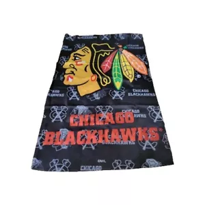 Chicago Blackhawks NHL 28" X 42" bandiera scamosciata glitter - Foto 1 di 8