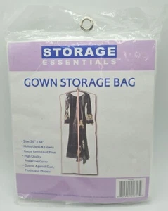 Gown Garment Dust proof Protective Cover Storage Bag 26" x 63" NEW SEALED  - Picture 1 of 3