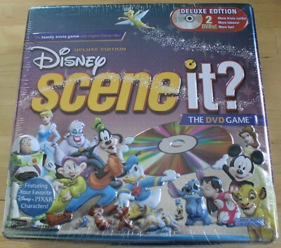 DAMAGED TIN/NEW/SEALED Deluxe Edition Disney Scene It  DVD Board Game in Tin - Image 1 of 4