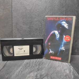 Simple Minds Verona VHS 1990 Kassette - Imagen 1 de 6